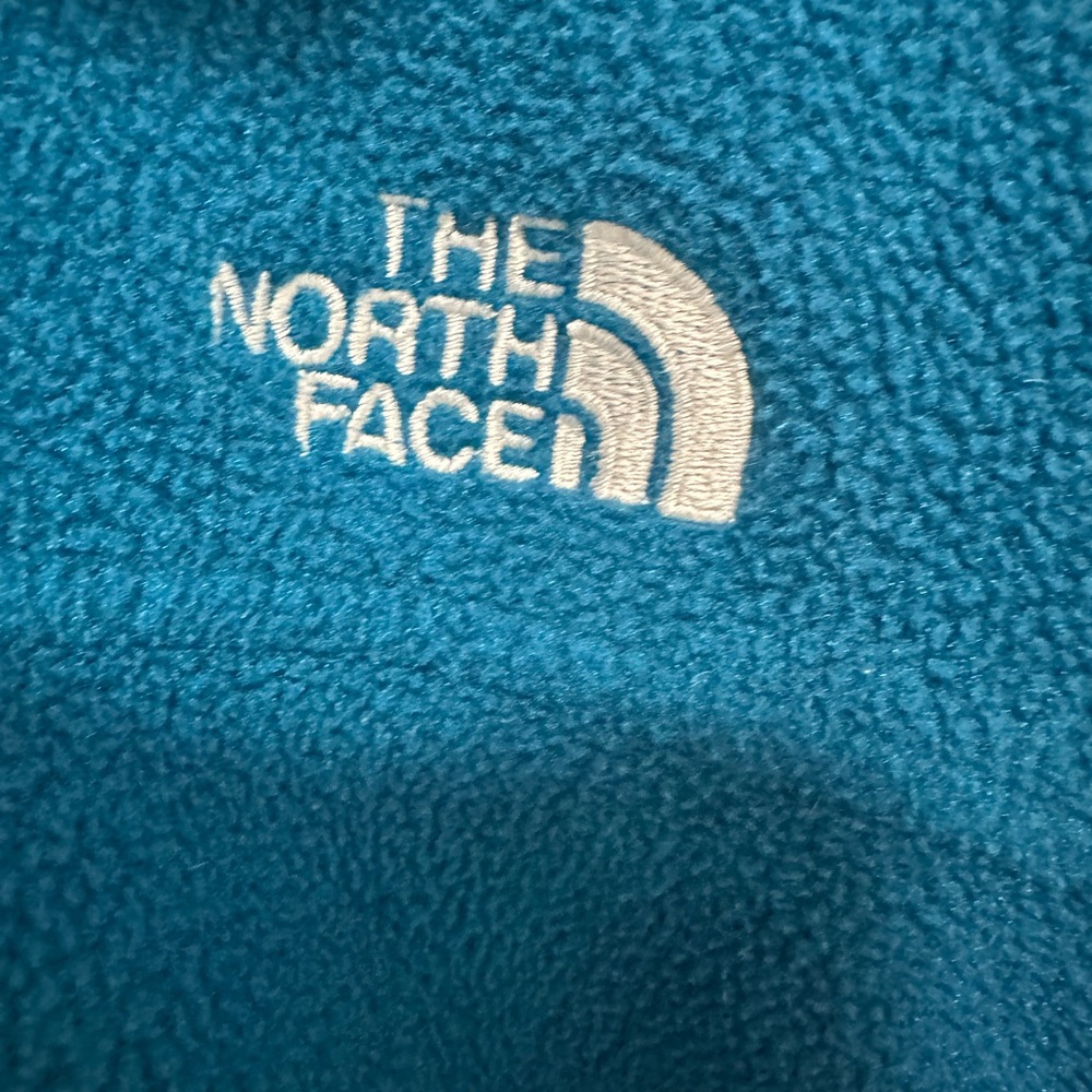 The North Face Kids Teal Fleece Hoodie View 4
